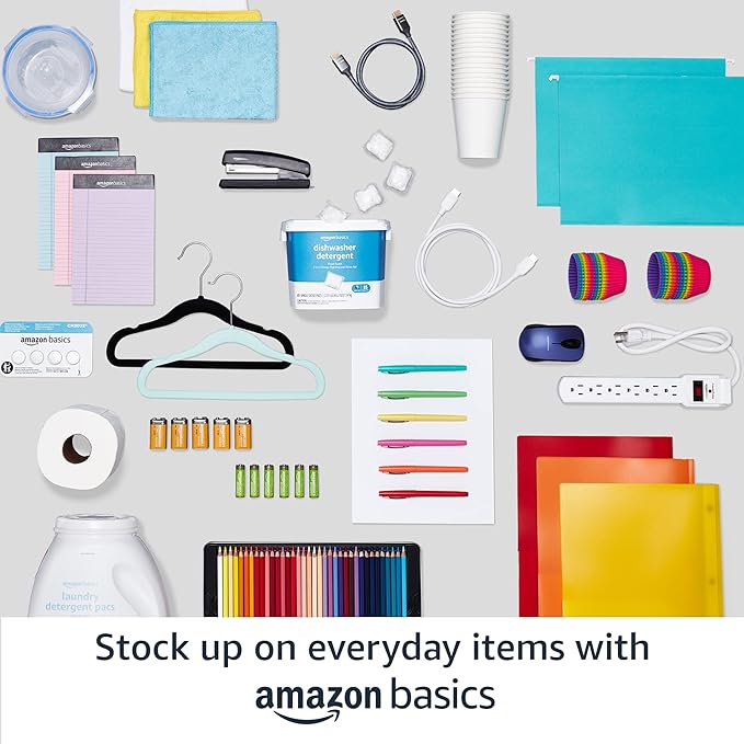 Amazon Basics 5-Shelf Adjustable Heavy Duty Steel Wire Storage Shelves - Image 8