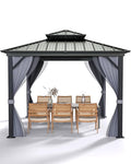 GarveeLife Hardtop Gazebo 10 ft x10 ft by GarveeLife