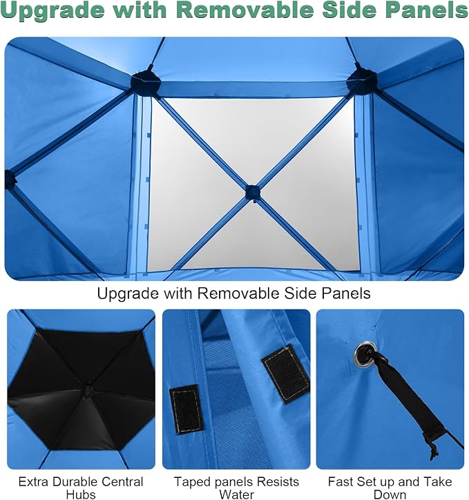 COBIZI 12x12 FT Pop Up Canopy Shelter Tent, Large Gazebos On Clearance - Image 5