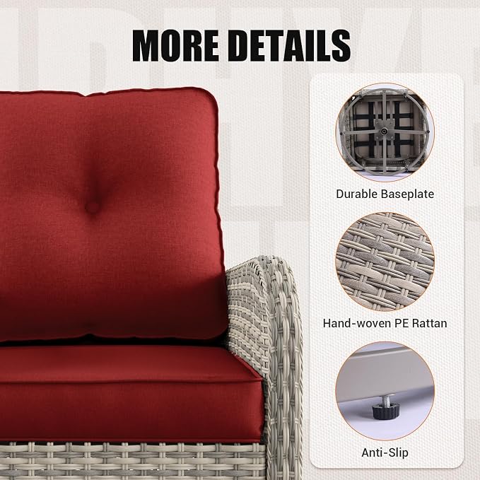 9-Piece Outdoor Patio Furniture Set - Image 8