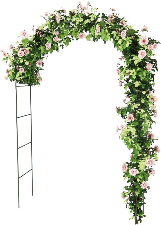Metal Garden Arch Trellis for Climbing Plants Outdoor, Garden Arbors and Arches by Kelived