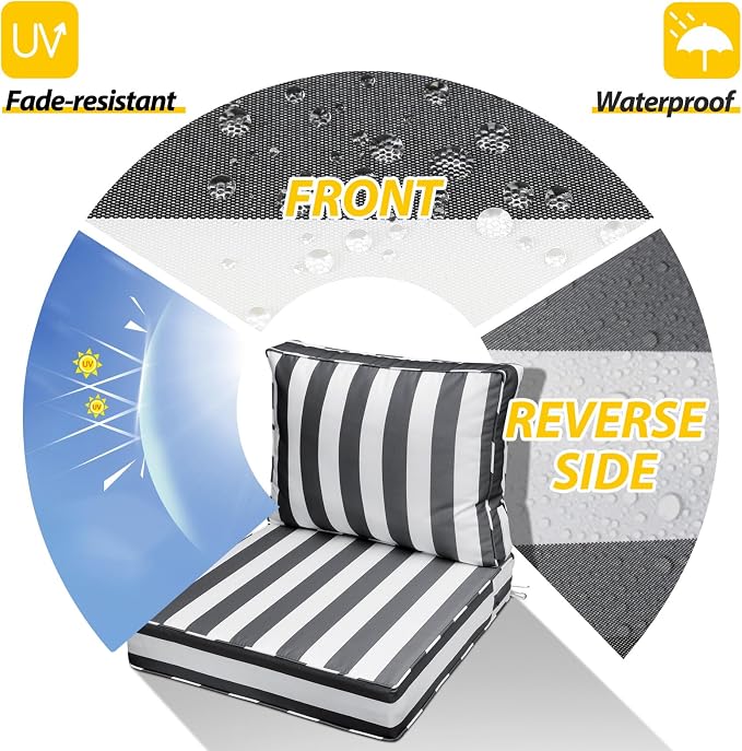 AAAAAcessories Outdoor Deep Seat Cushions - Image 2