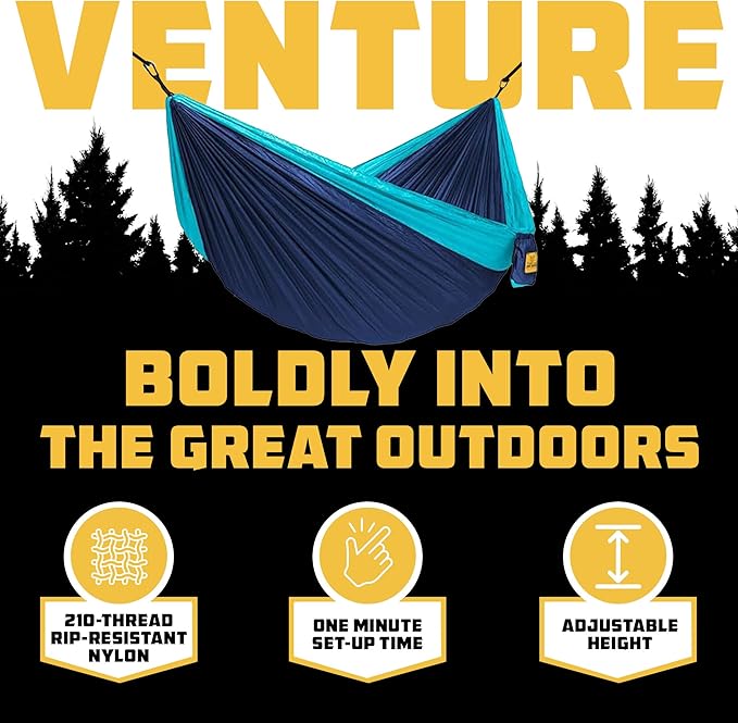 Wise Owl Outfitters Camping Hammock – 500lbs Portable Hammock - Image 3