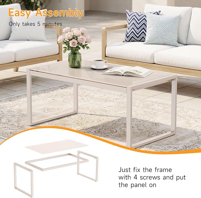 ONBRILL Rectangle Coffee Table - Image 7