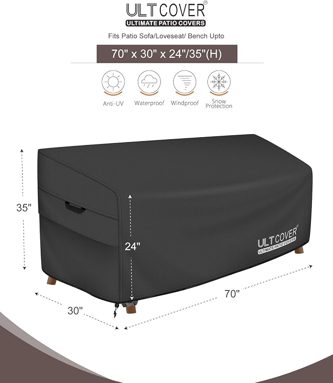 ULTCOVER Waterproof Outdoor Sofa Cover - Image 2