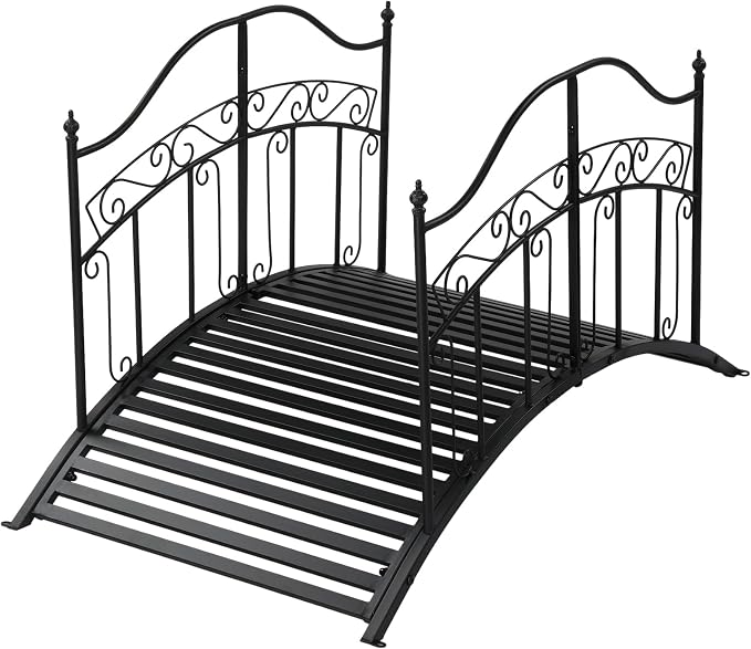 Outvita Metal Garden Bridge for Outdoor, Elegant Decorative Bridge by Outvita