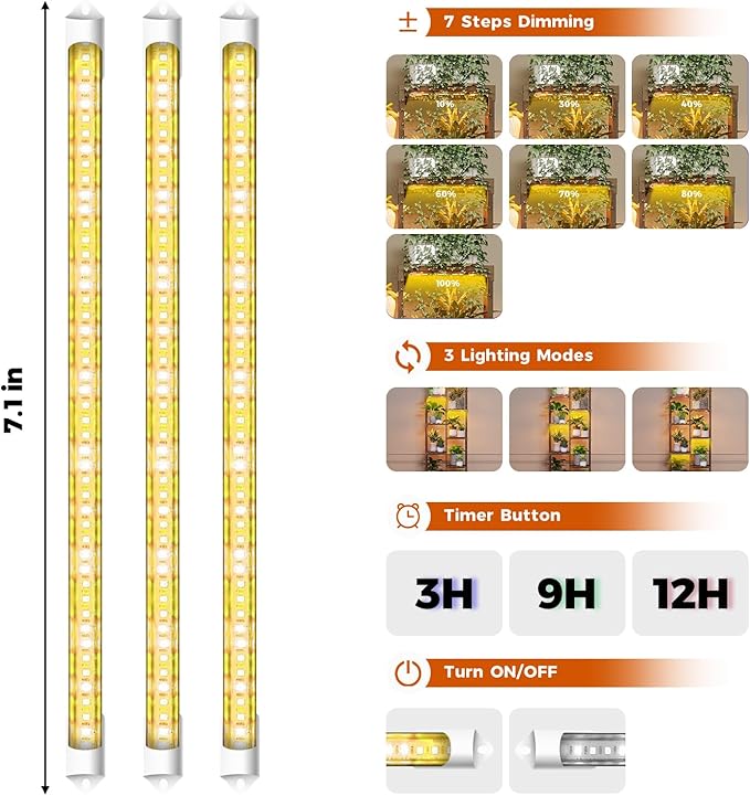 Bamworld Plant Stand with Grow Light - Image 6