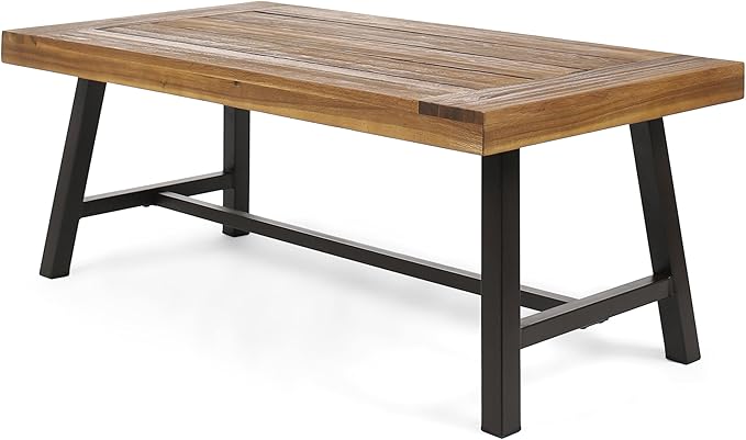 Christopher Knight Home Liton Indoor Acacia Wood Coffee Table, Sandblast Finish by ChristopherKnightHome