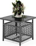 PHI VILLA Outdoor Patio Umbrella Side Table Base Stand by PHIVILLAThepioneerofcomfortablehouseholdsupplies