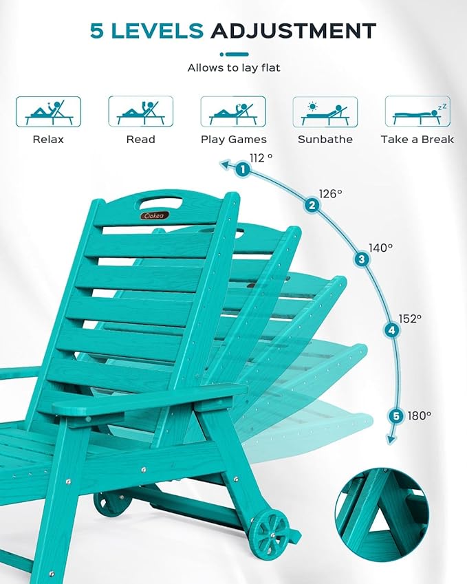 Lounge Chair Outdoor, Oversized Chaise Lounge Chair - Image 4