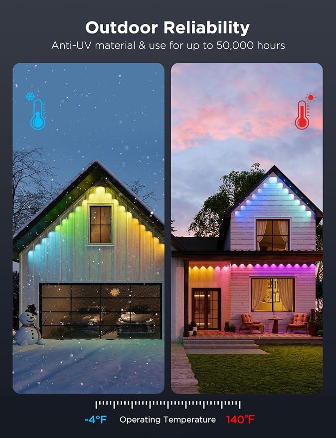 Govee Permanent Outdoor Lights Pro, 150ft - Image 7