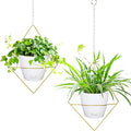 Hanging Planters for Indoor Plants, 2 Set Self Watering Hanging Flower Pots by Koalaime