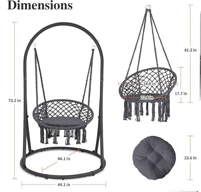 SUNCREAT Indoor Hammock Swing Chair - Image 6