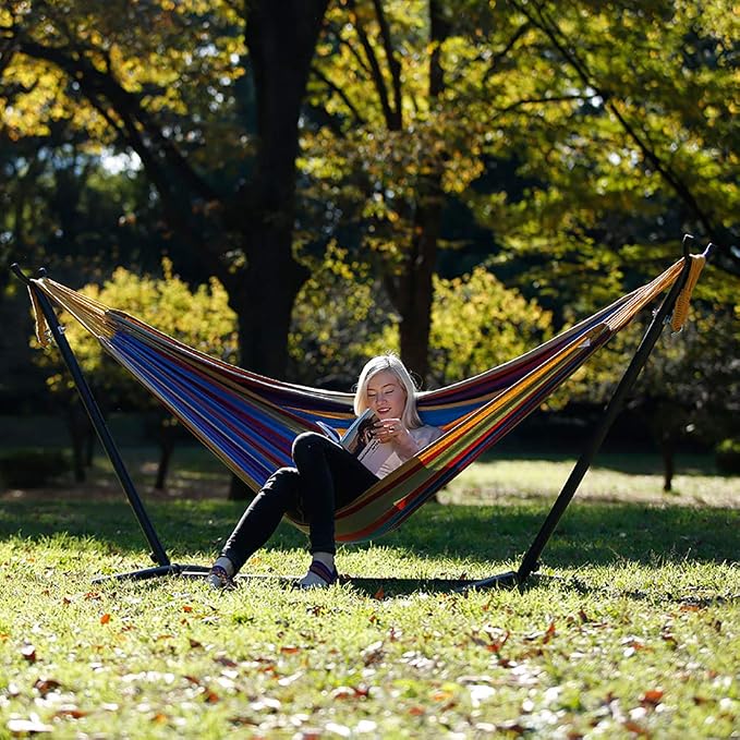 Vivere Double Cotton Hammock - Image 7