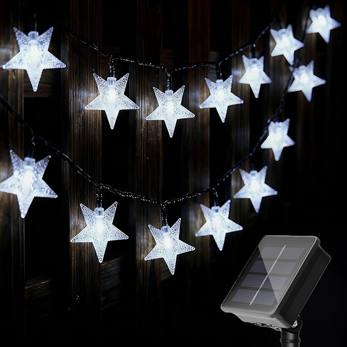Twinkle Solar Star String Lights Outdoor Waterproof Fairy Lights 39FT 100 LED by Unknown