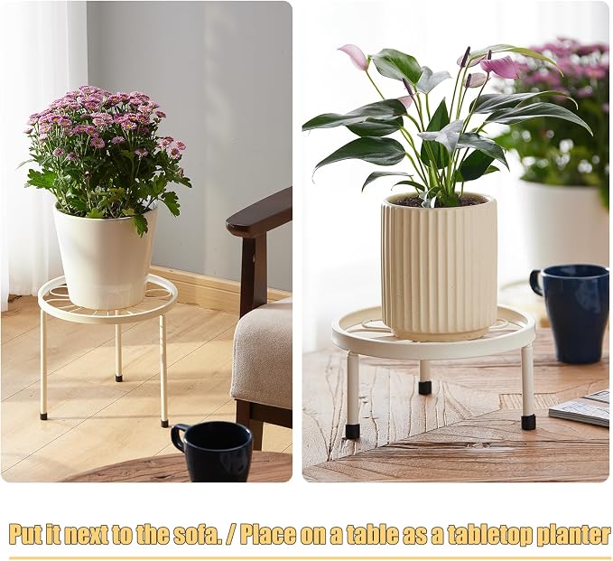 Plant Stand, 5 Pack Heavy Duty Flower Pot Stands, Metal Decoration Racks - Image 8