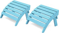 KINGYES Folding Adirondack Ottomans Set of 2 by KINGYES