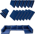 14 Piece Outdoor Patio Cushion Cover Replacement, Waterproof Patio Cushion by SpaceHop