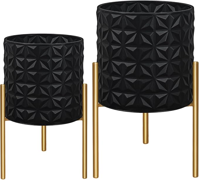 ARNIS Modern Planter Pots, Decorative Planters, Metal Pots - Image 8