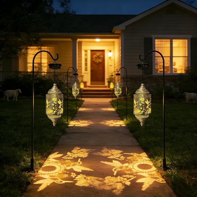 Hummingbird Solar Lantern Outdoor Garden Decor Solar Lights Outdoor Waterproof - Image 8