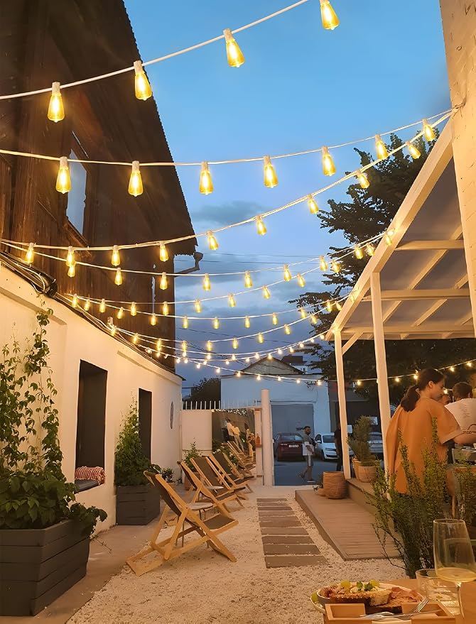 96FT Solar Outdoor String Lights - Image 6