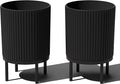 Veradek Demi Series Round Planter w/Stand by VeradekOutdoor