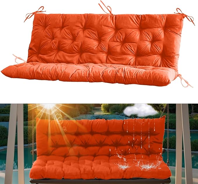 2-3 Seat Swing Replacement Cushion, Outdoor Bench Cushions by serhirst