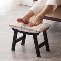 Foot Stool, Bamboo Small Sofa Foot Rest Under Desk, Extra Seating by Kitsanery