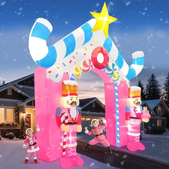 12FT Christmas Inflatable Archway - Image 4