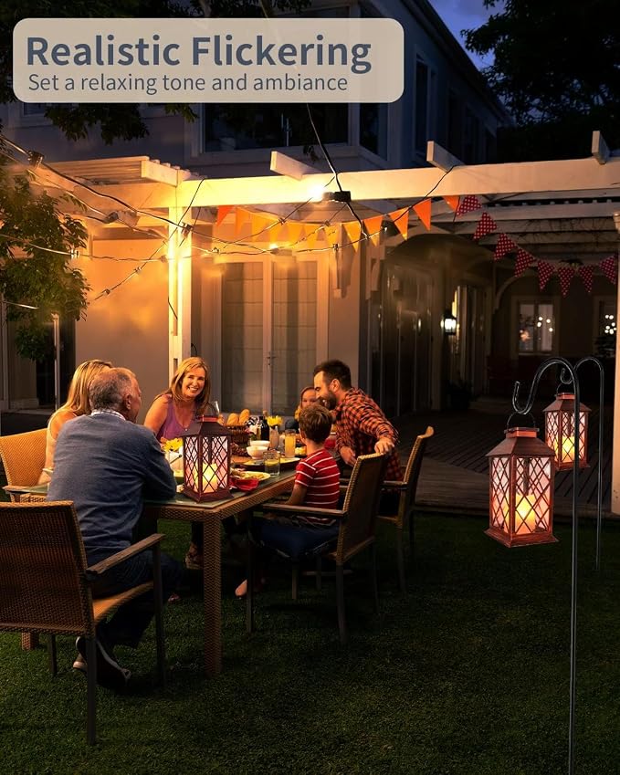 SHYMERY Solar Lanterns, Hanging Outdoor Lantern - Image 2