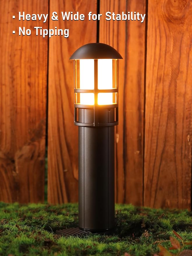LEONLITE 12-Pack 5CCT Low Voltage Landscape Pathway Lights 3W Landscape - Image 6