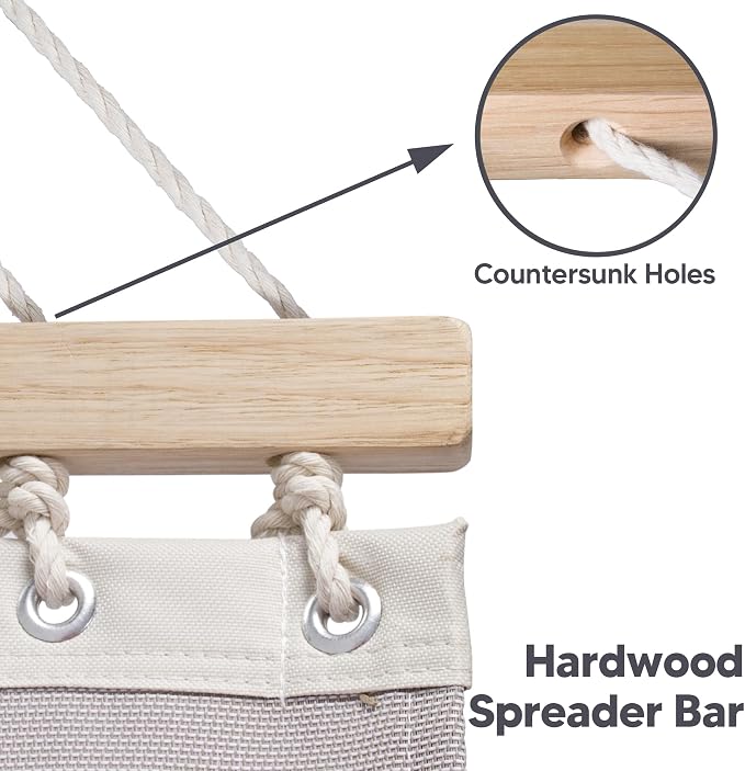 SUNCREAT Hammocks Two Person Tree Hammock, Heavy Duty Hammock - Image 3