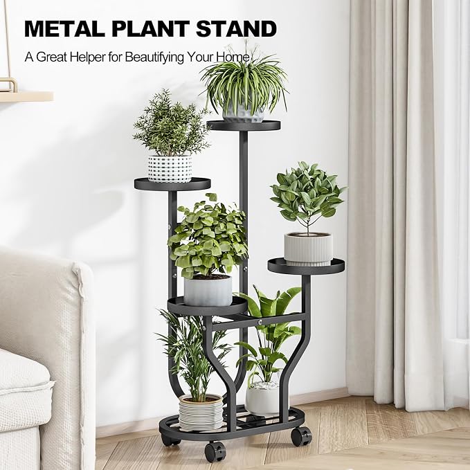 Plant Stand Indoor Outdoor 4 Tier Flower Holder - Image 7