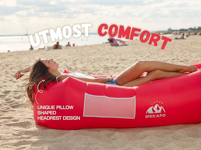 WEKAPO Inflatable Couch Air Lounger Chair - Image 6