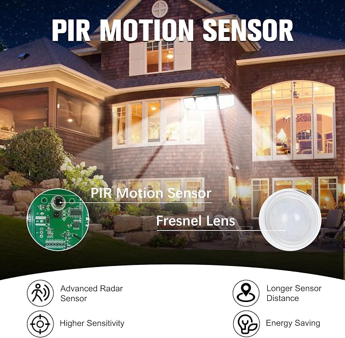 2500LM Solar Lights Outdoor - Image 7
