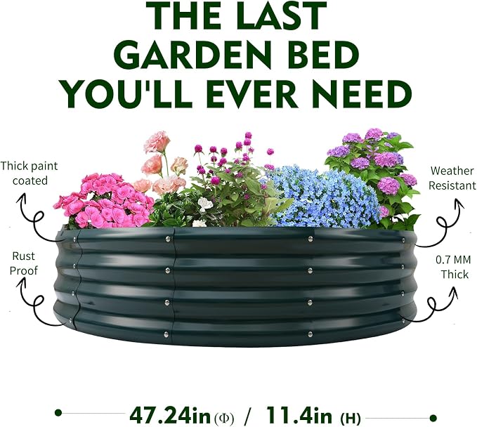 Galvanized Raised Garden Beds for Gardening - Image 2