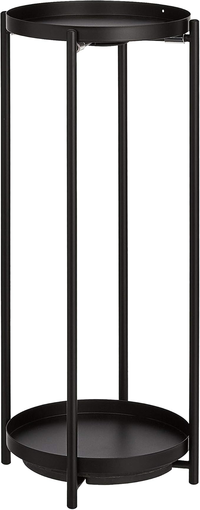 Amazon Basics Two-Tier Indoor Outdoor Metal Round Plant Stand by AmazonBasics