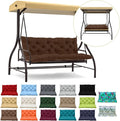 Waterproof Porch Swing Cushion Replacement, 2–3 Seat Swing Seat Cushion by RUFXIEZW
