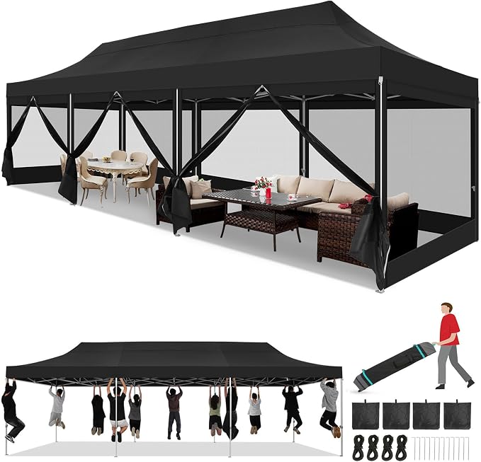 COBIZI 10x30 Heavy Duty Pop Up Canopy by COBIZI