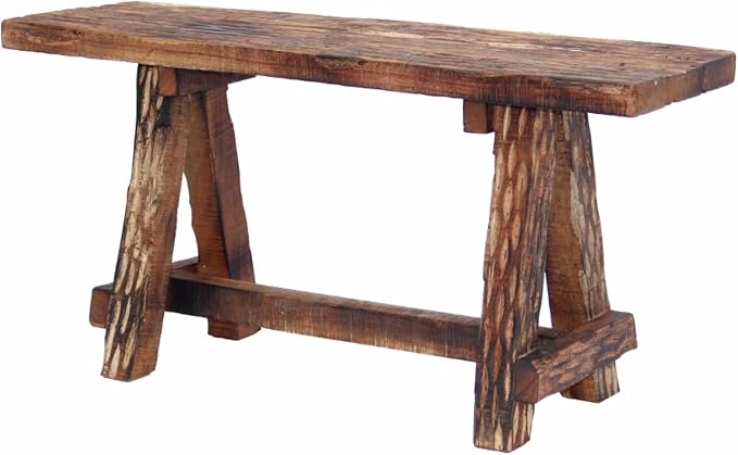 The Urban Port Wooden Garden Patio Bench - Image 5