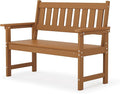 LUE BONA Outdoor Bench, 2-Person HDPS Garden Bench, Outdoor Benches Weatherproof by LUEBONA