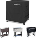 Porch Shield Waterproof Rolling 80-100 Qt Cooler Cart Cover Fits Most Patio Ice by PorchShield