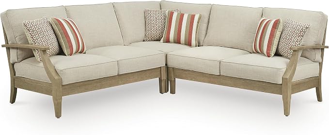 Signature Design by Ashley Clare View Symmetrical Contemporary 3-Piece Outdoor - Image 2