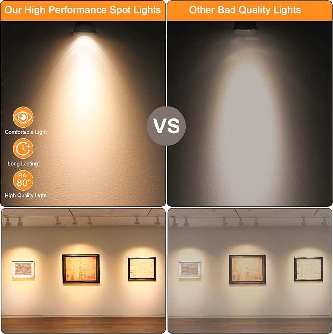 Mlambert 12 Pack MR16 LED Bulbs 50W Halogen Equivalent, 3000K Soft White - Image 2