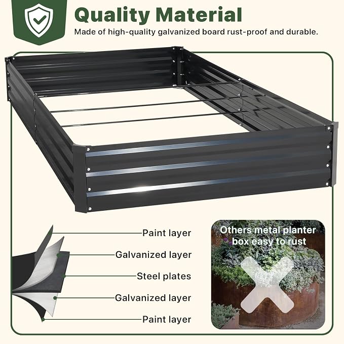 DTIG Galvanized Raised Garden Bed - Image 5