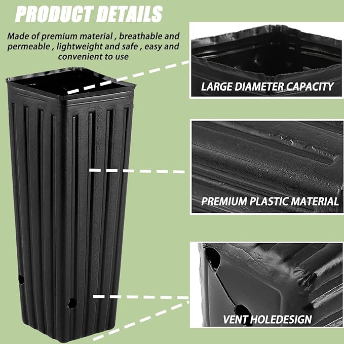 DredQcco Tall Deep Tree Pot - Image 2