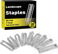 HongWay 240 Pack 6 Inch Landscape Staples, Garden Stakes Galvanized Tent Stakes by HongWay