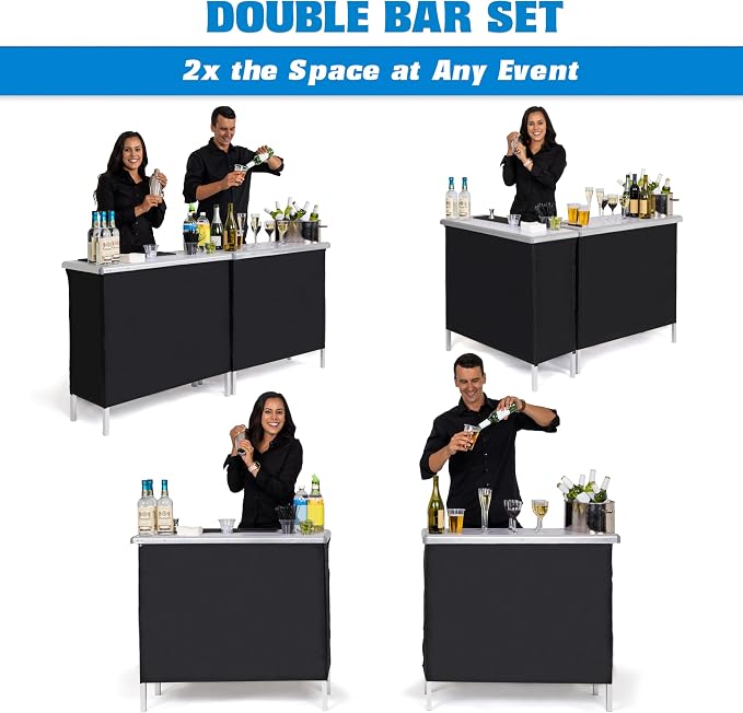 GoBar Portable Double Bar Table Set - Image 4