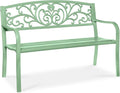 Best Choice Products Outdoor Bench Steel Garden Patio Porch Furniture by BestChoiceProducts