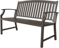 Grand patio 52" Farmhouse Outdoor Bench, Garden Benches by GrandPatio
